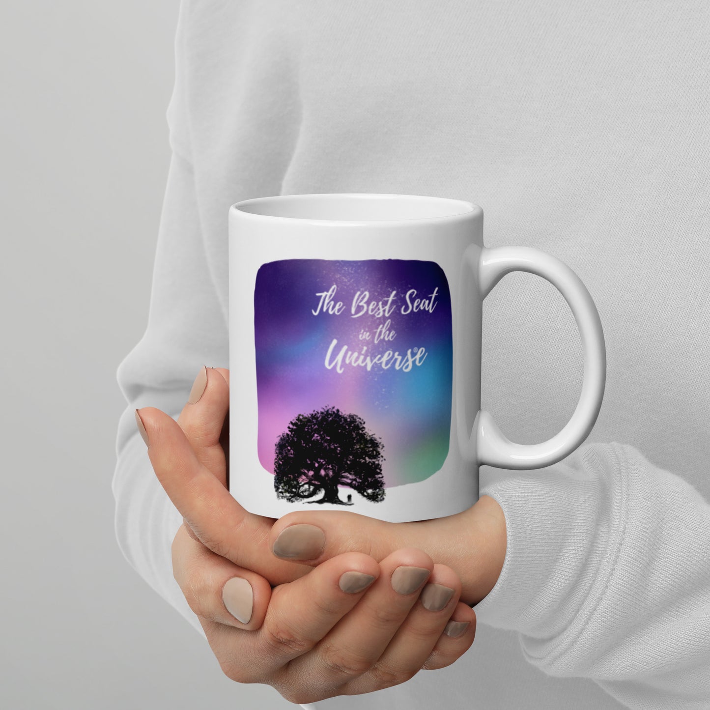 Best Seat in the Universe Logo Mug