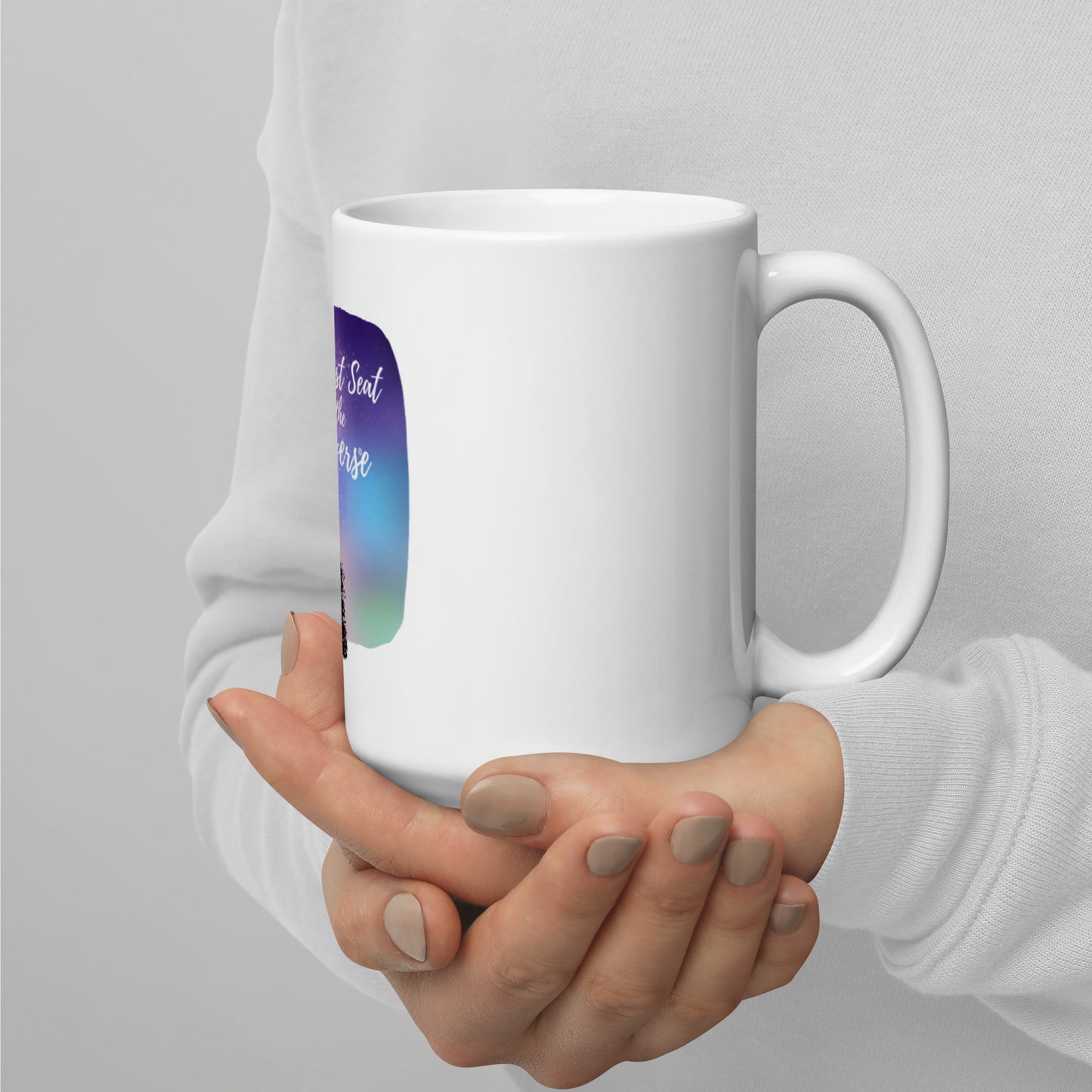 Best Seat in the Universe Logo Mug