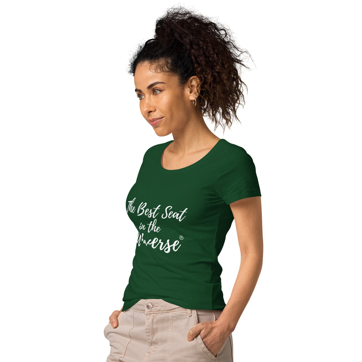 Best Seat in the Universe Women's T-Shirt (Large Logo)